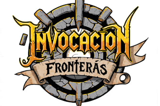 design epic fantasy, rpg, or sci fi logo for your brand