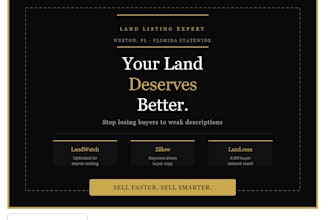 optimize your land listing for landwatch zillow and land dot