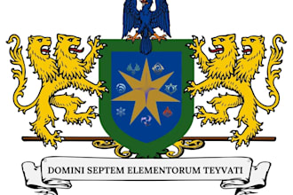 design a unique and elegant crest logo