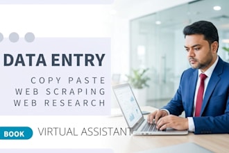do accurate data entry data collection web scraping excel data cleaning