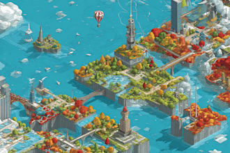 draw amazing vector or isometric map illustrations