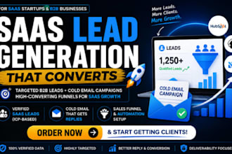 generate targeted b2b saas leads and write high converting cold email campaigns