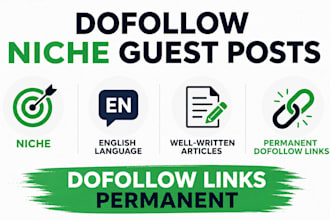 publish dofollow niche guest posts