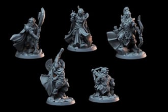 sculpt dnd miniatures tabletop figurines dnd 3d warhammer 40k 3d sigmar