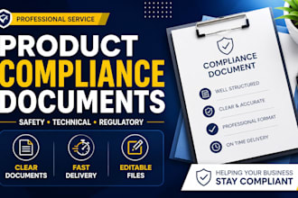 create product safety and compliance documents for amazon sellers