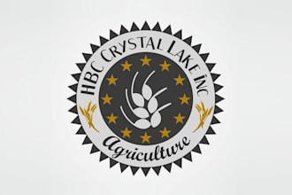 design high quality super crystal lake logo