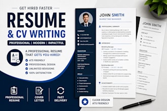 create a professional resume and CV for jobs
