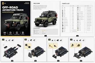 create professional lego instruction booklets using bricklink studio