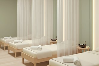 do 3d wellness center design, spa design, vitality center, serenity lounge