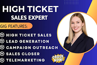 be high ticket sales closer sales rep salesperson appointment setter b2b sales