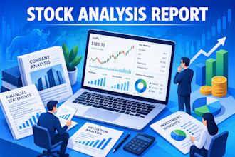 create a professional fundamental stock analysis report