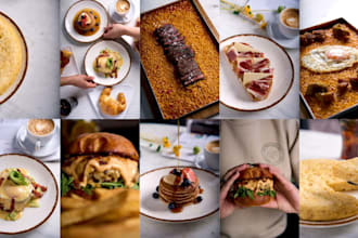 create aesthetic food photography for your brand