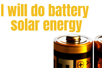 do battery solar energy design