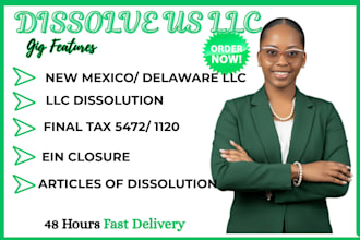 do llc dissolution, dissolve llc, new mexico llc, delaware llc for non residents