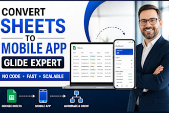 convert your google sheet or excel into a powerful mobile app using glide