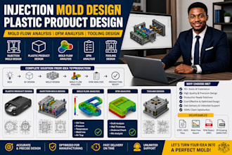 do injection mold design plastic product design mold flow analysis dfm analysis