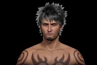 model 3d realistic character for ue5 game, 3d mocap, morph, custom outfits,daz3d