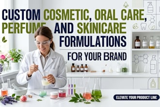 custom cosmetic, oral care, perfume and skincare formulations for your brand