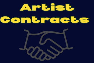 create freelance contracts for the artists and animators