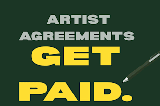 create freelance contracts for the artists and animators