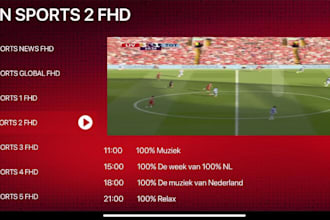create a professional iptv app interface desig