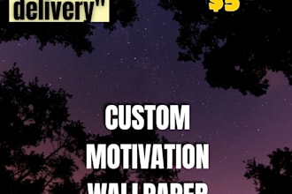 design custom motivational phone wallpaper