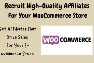 recruit affiliates for your woocommerce store