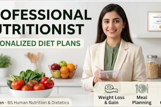 create a personalized diet plan and nutrition guide for you