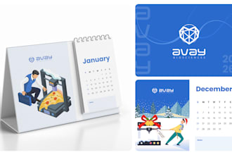 design custom editable canva calendar