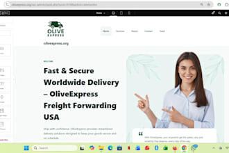 design a logistics or tracking website using wordpress
