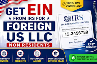 get ein from irs for foreign US llc non residents