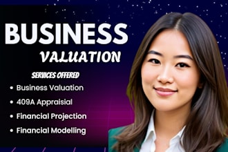 do CPA business valuation, 409a appraisal, dcf analysis, as US certified CPA