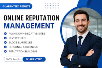 remove or deindex negative google search results and professionally repair ORM