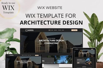 create a stunning wix portfolio for interior designers and architect