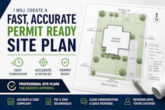 create a fast, accurate permit ready site plan