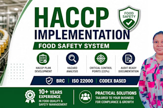 implement food safety haccp plans