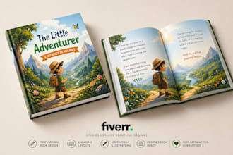 create professional ebook and print book layout design