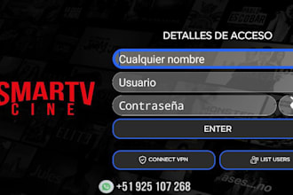 create a full white label iptv app, android tv, firestick and smart tv