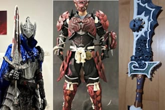 3d cosplay creation printable cosplay fabric wearable 3d cosplay model eva foam