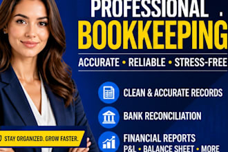 do quickbooks clean up, bookkeeping , and reconciliation in quickbooks online