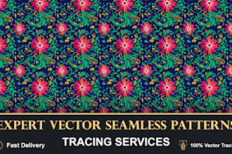 design professional seamless vector patterns