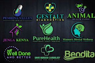 design premium expert for medical and dental logo branding
