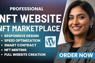 design nft wordpress website landing page crypto token mint website pepe