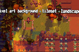 do 2d pixel art background tileset pixel art scene pixel art wallpaper landscape