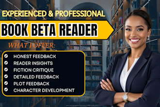 your contemporary romance beta reader, horror beta reader with critique feedback