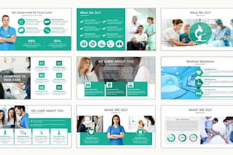 design medical, health, nursing powerpoint presentation and google slides pro