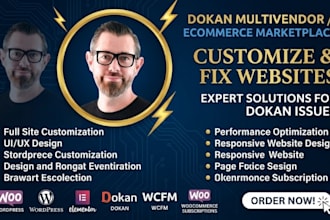 build multi vendor ecommerce marketplace website or multivendor site with wcfm