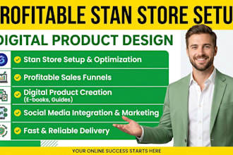build a high converting stan store sales funnel design digital products