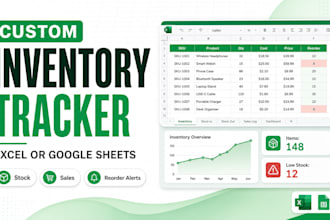create an inventory tracker spreadsheet