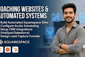 design squarespace website for career life coaches consultant acuity automation